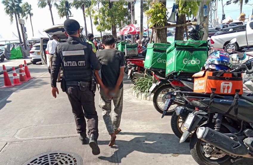 Преступление на мотоциклах в Паттайе