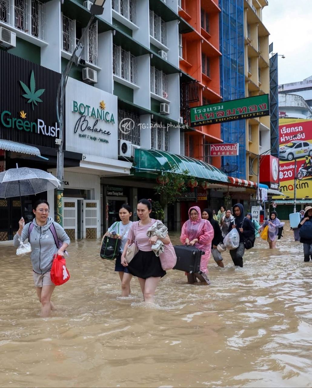 Катастрофические наводнения в Таиланде