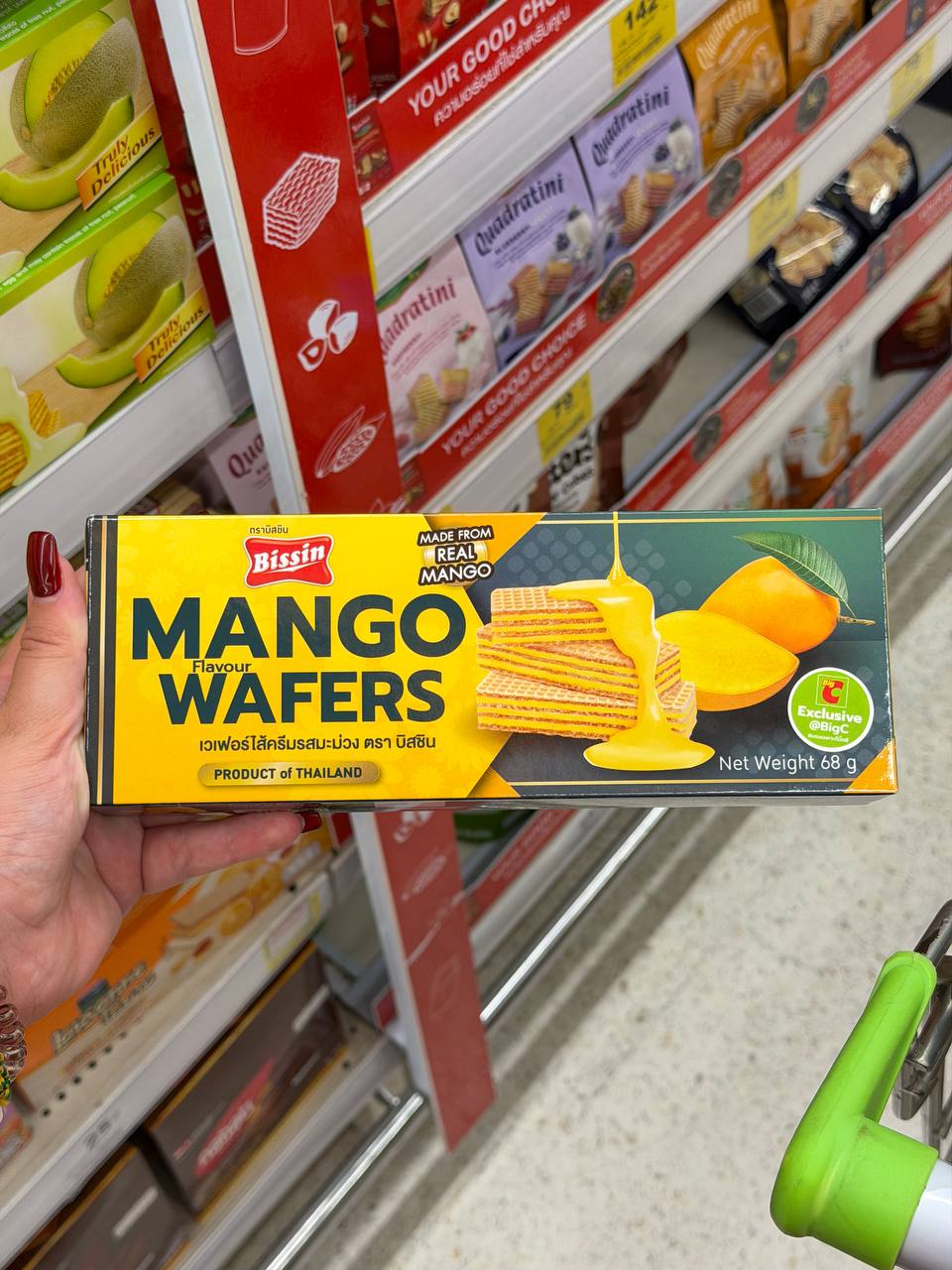 Исследуйте вафли тайского производства