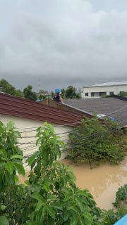 Масштабное наводнение в южном Таиланде