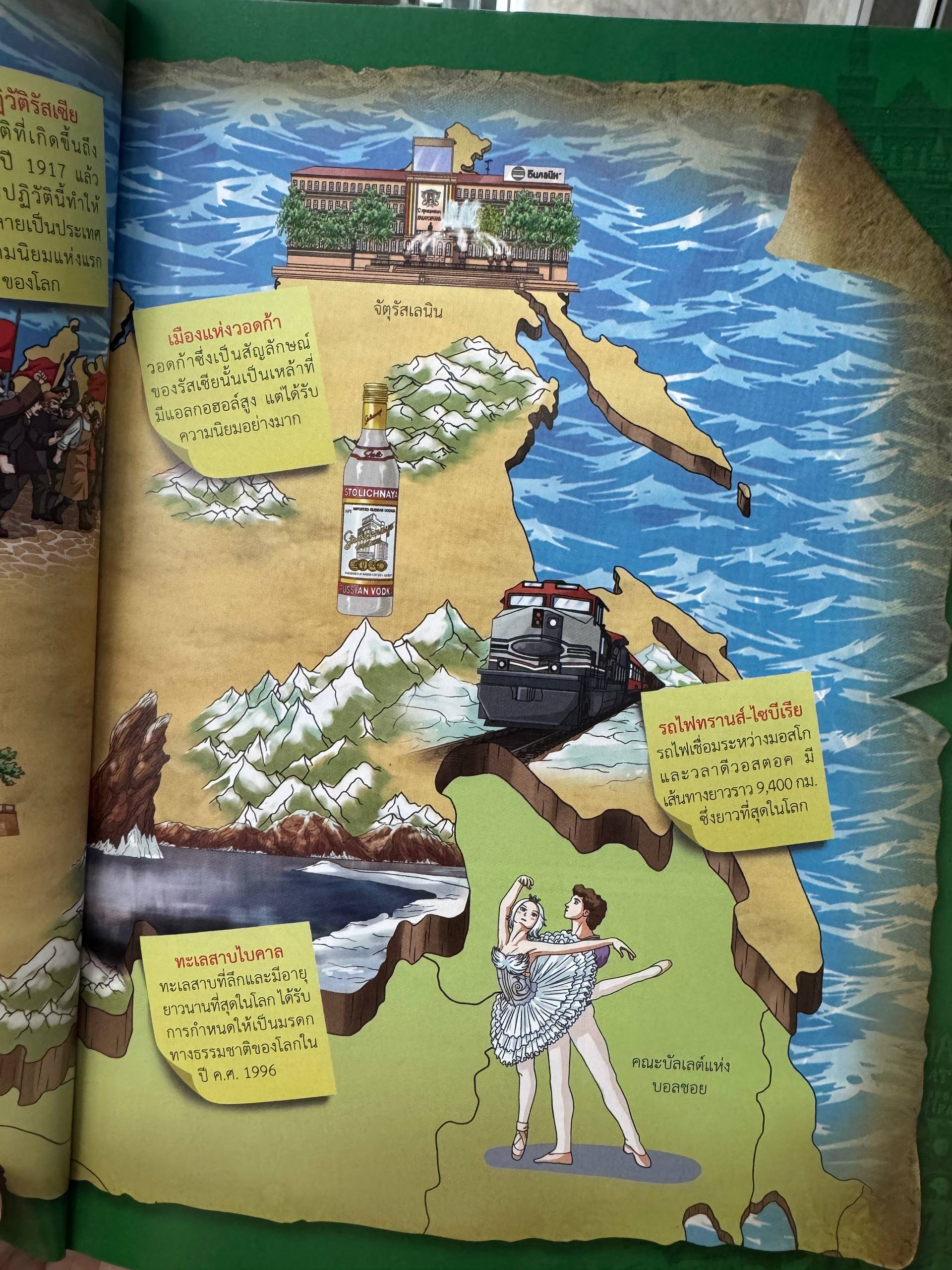 Обзор тайской книги про Россию