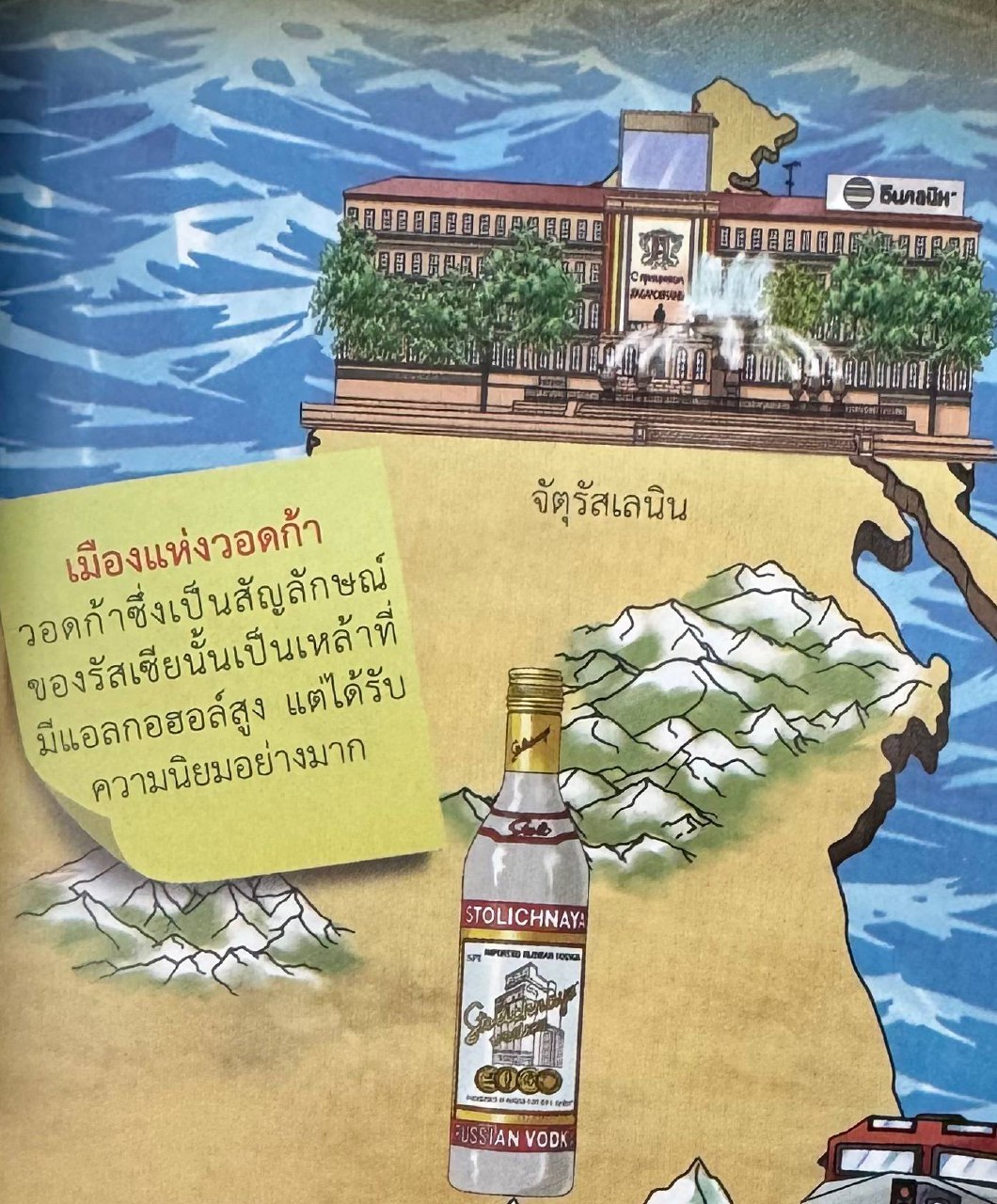 Обзор тайской книги про Россию