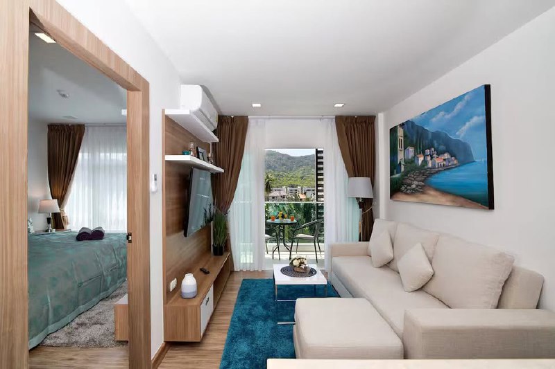 Аренда однокомнатных апартаментов в Най-Харн