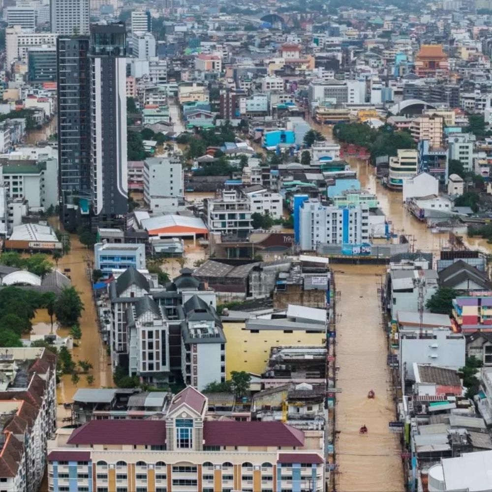 Ущерб от наводнений в Таиланде