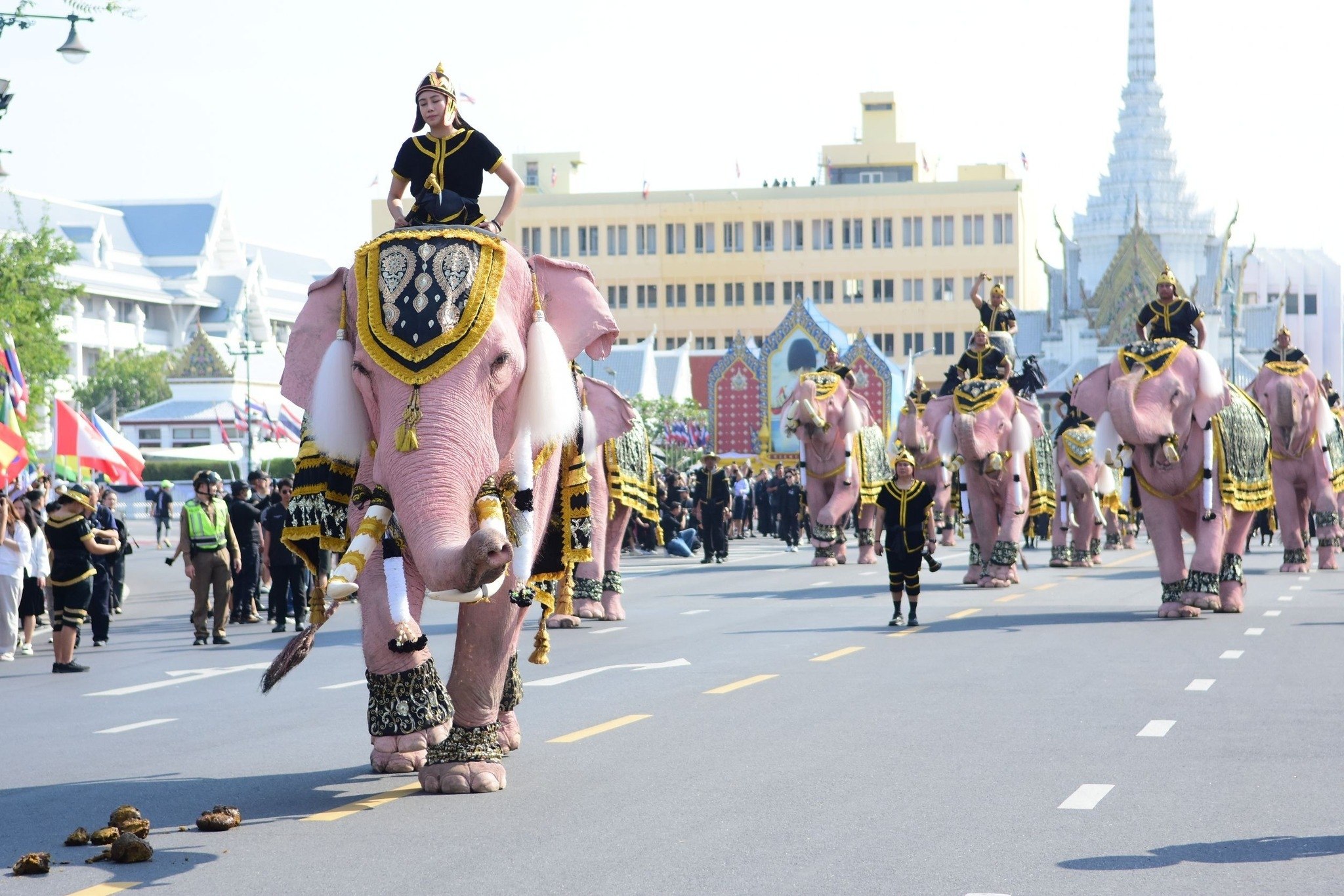 Церемония почтения королеве-матери Сирикит