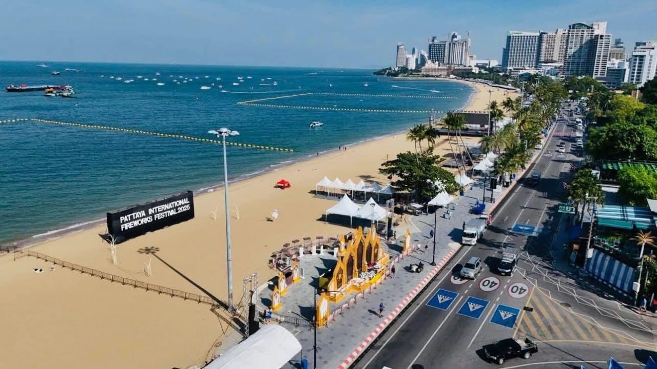 Фестиваль фейерверков в Паттайе