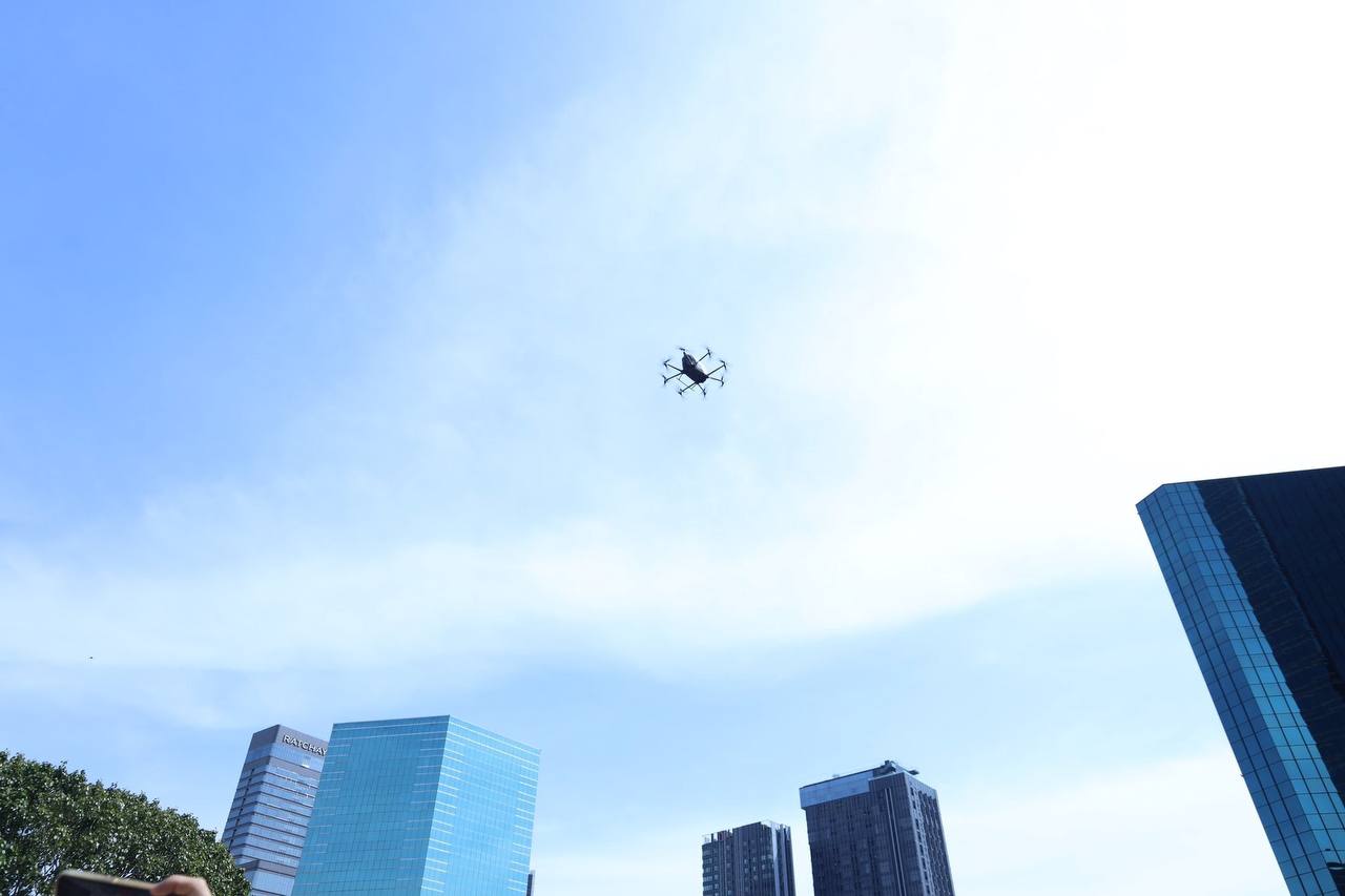 Пассажирские дроны тестируют в Бангкоке
