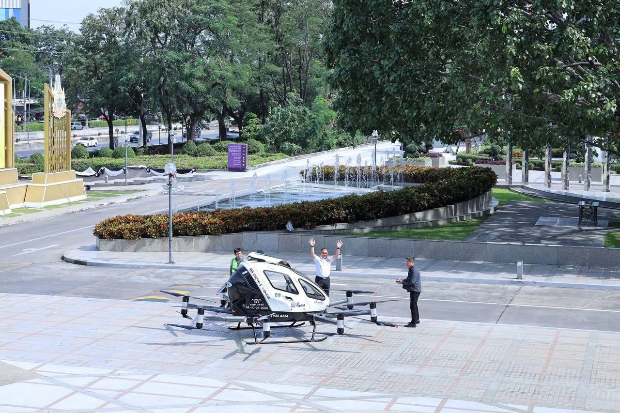 Пассажирские дроны тестируют в Бангкоке