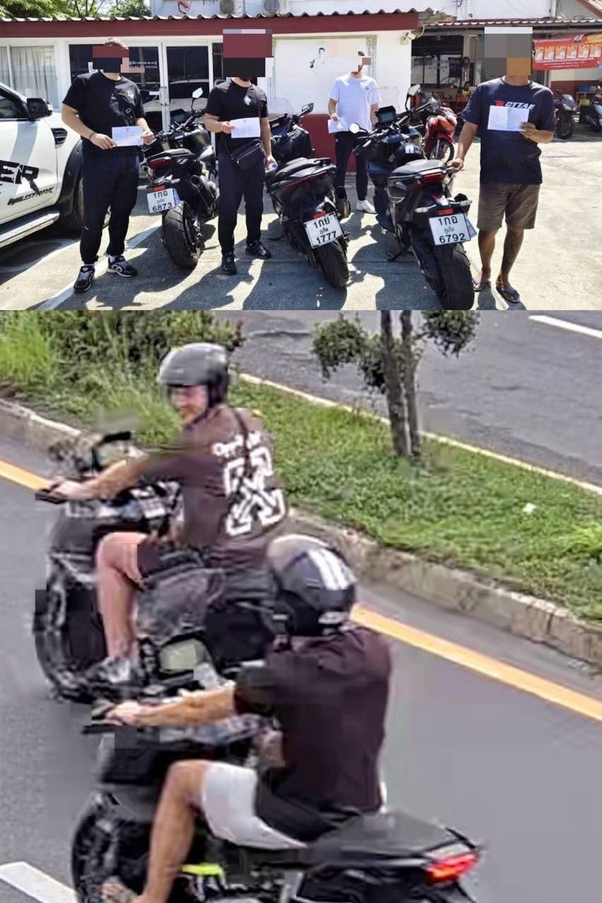 Штрафы туристам и мотопрокатам в Пхукете