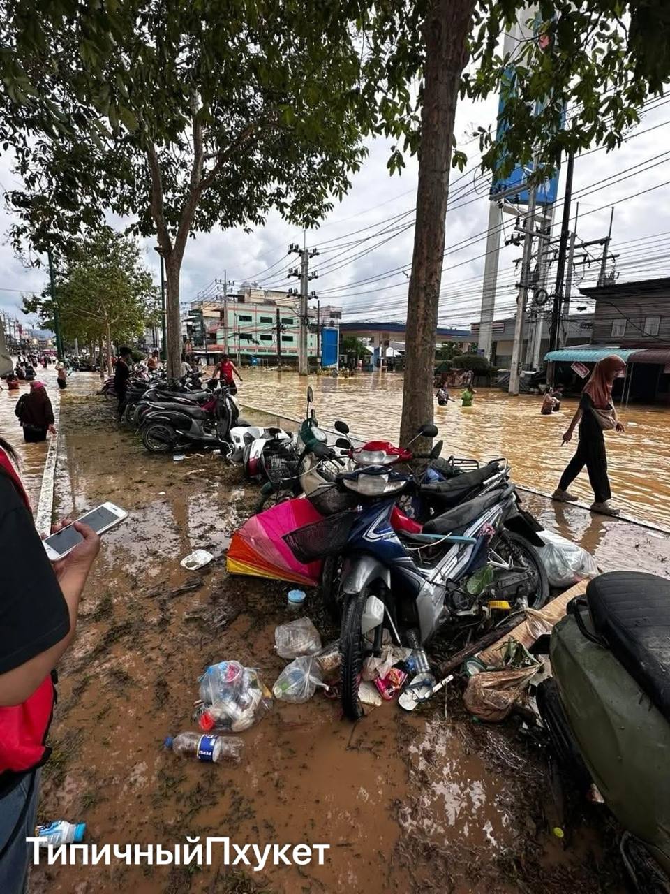 Наводнение в южном Таиланде