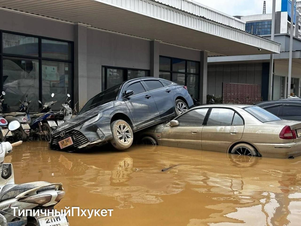 Наводнение в южном Таиланде