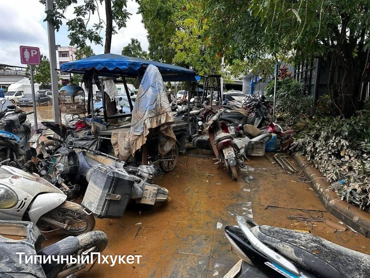 Наводнение в южном Таиланде