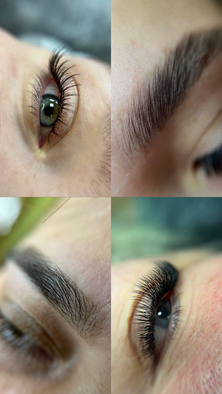 Услуги наращивания ресниц и бровей