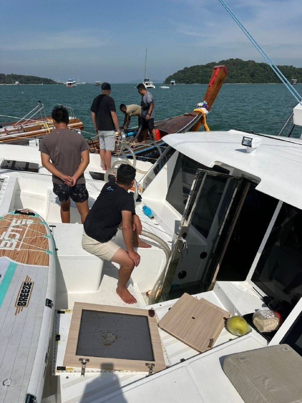 Инцидент с парусным катамараном на Пхукете