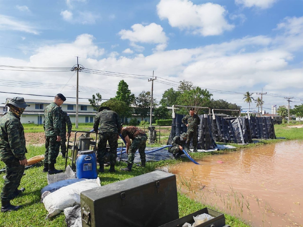 Восстановление водоснабжения в Хатъяе