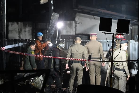 Трагический пожар в Бангкоке