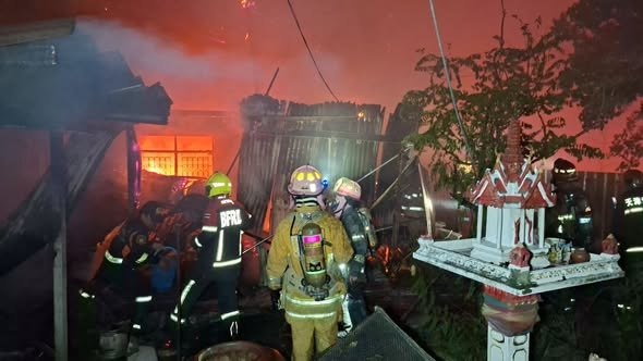 Трагический пожар в Бангкоке