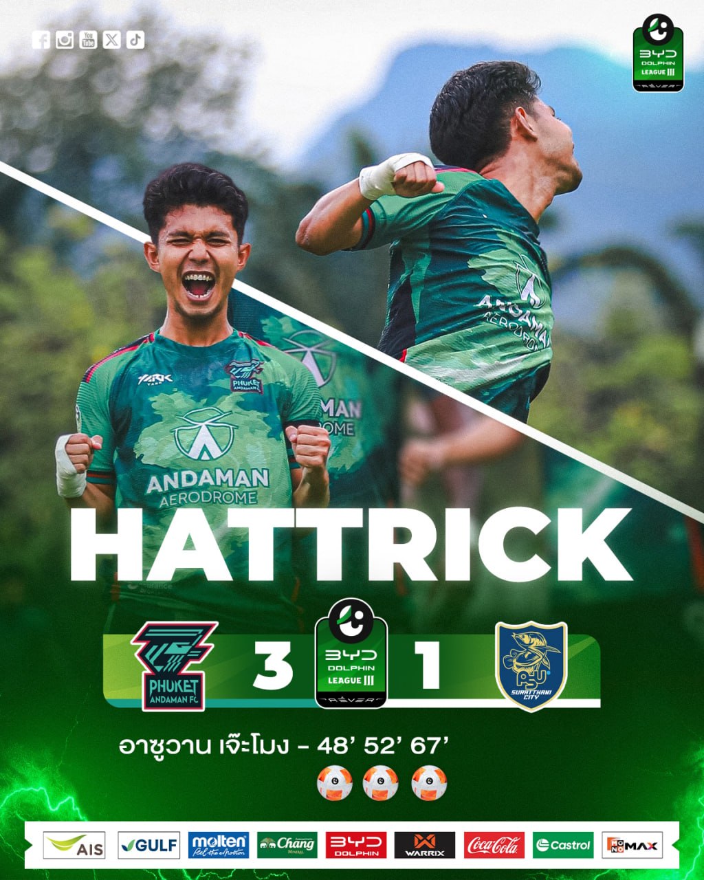 Футбольный клуб Пхукета в первой пятерке