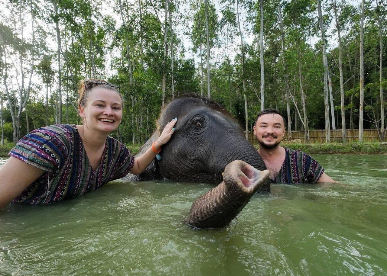 Этичный заповедник слонов на Пхукете