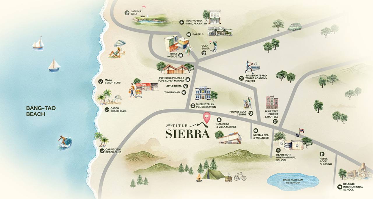 Современный жилой резорт в Пхукете