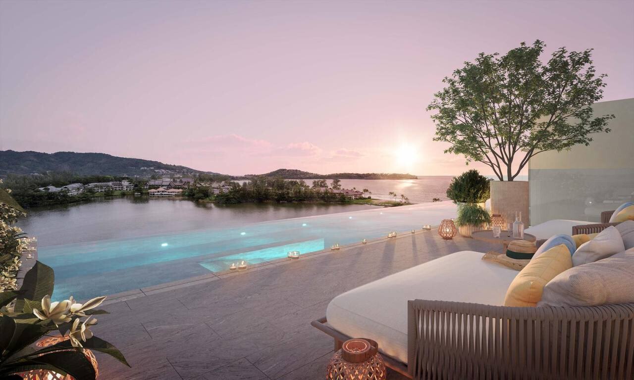 Новый проект в лагуне у моря