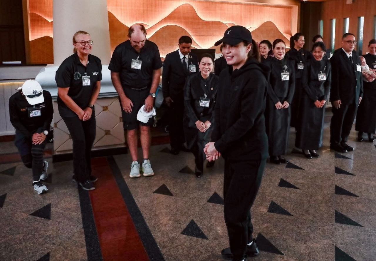 Королева Таиланда на международной регате