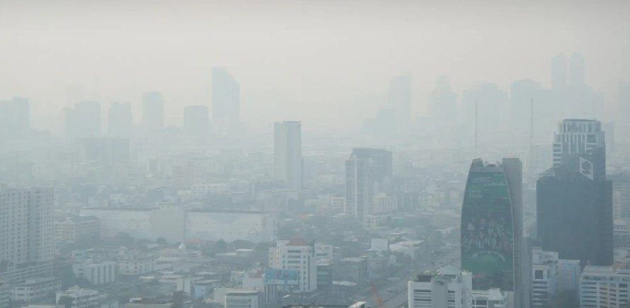 Опасный уровень загрязнения в Бангкоке