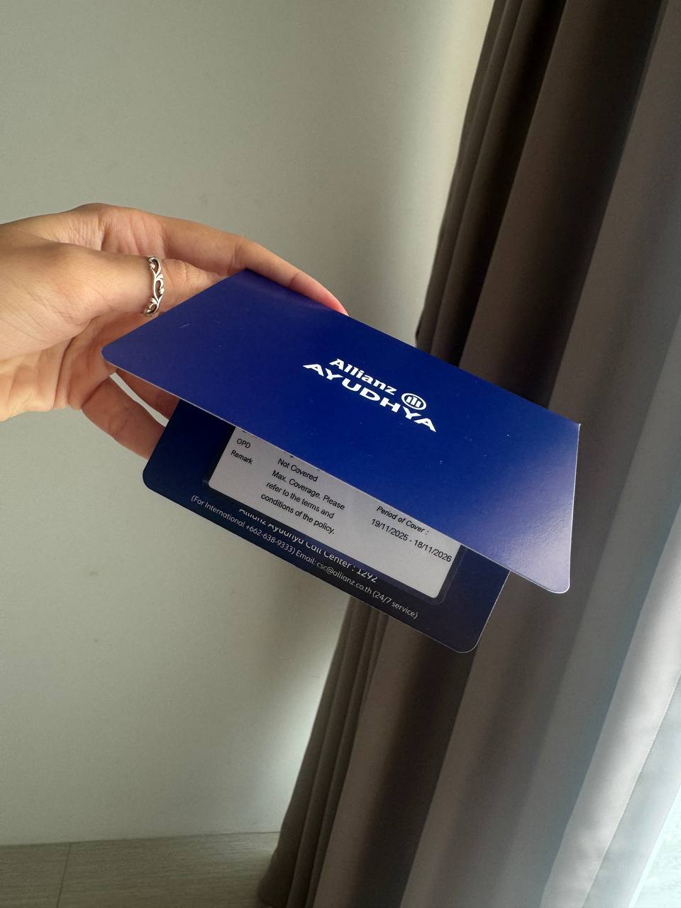 Получение тайской страховки на год