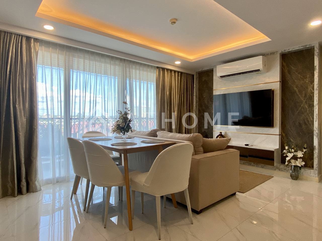 Аренда 2-бедрум квартиры в районе Джомтьен