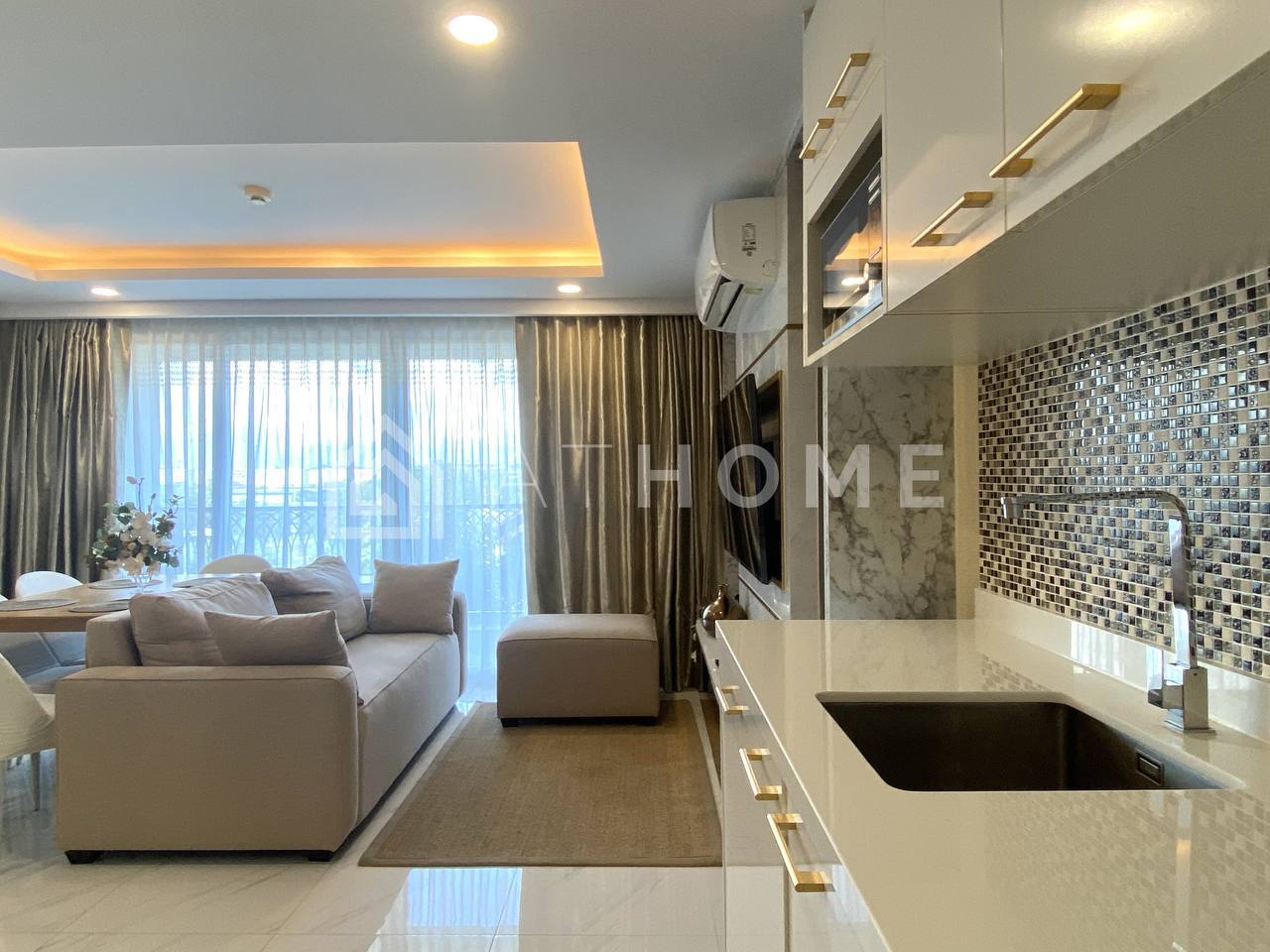 Аренда 2-бедрум квартиры в районе Джомтьен