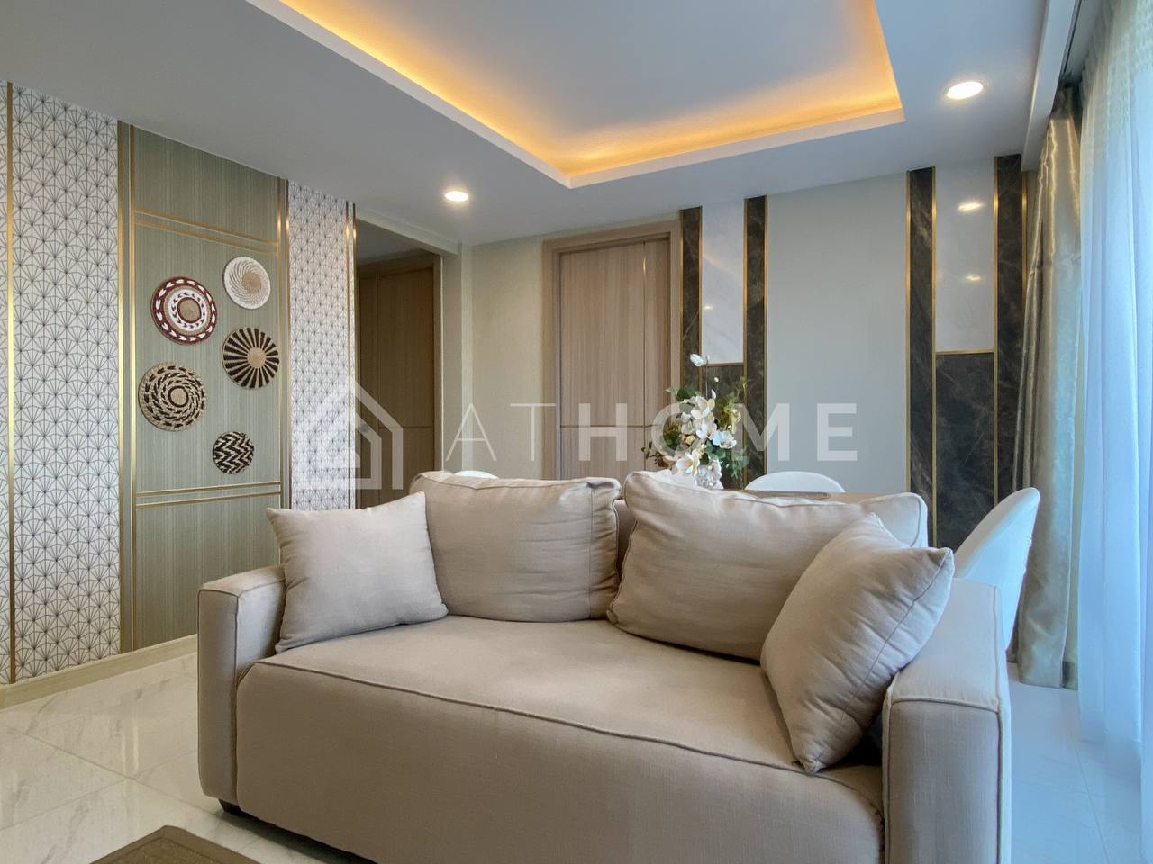 Аренда 2-бедрум квартиры в районе Джомтьен