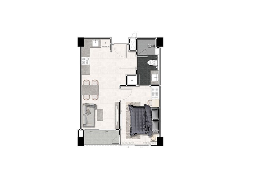 Продажа квартиры в новом кондо