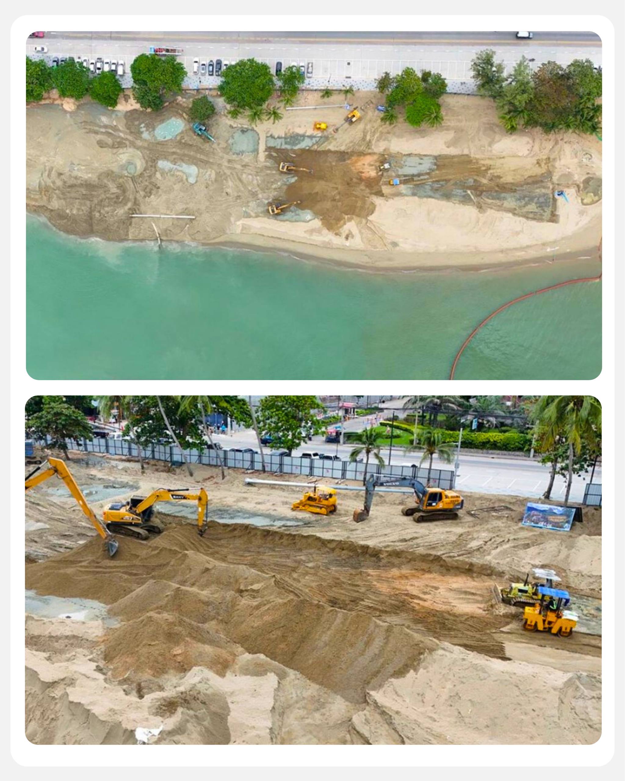 Реконструкция пляжа Джомтьен