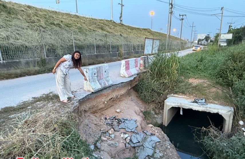 Проблемы дорог в восточной Паттайе