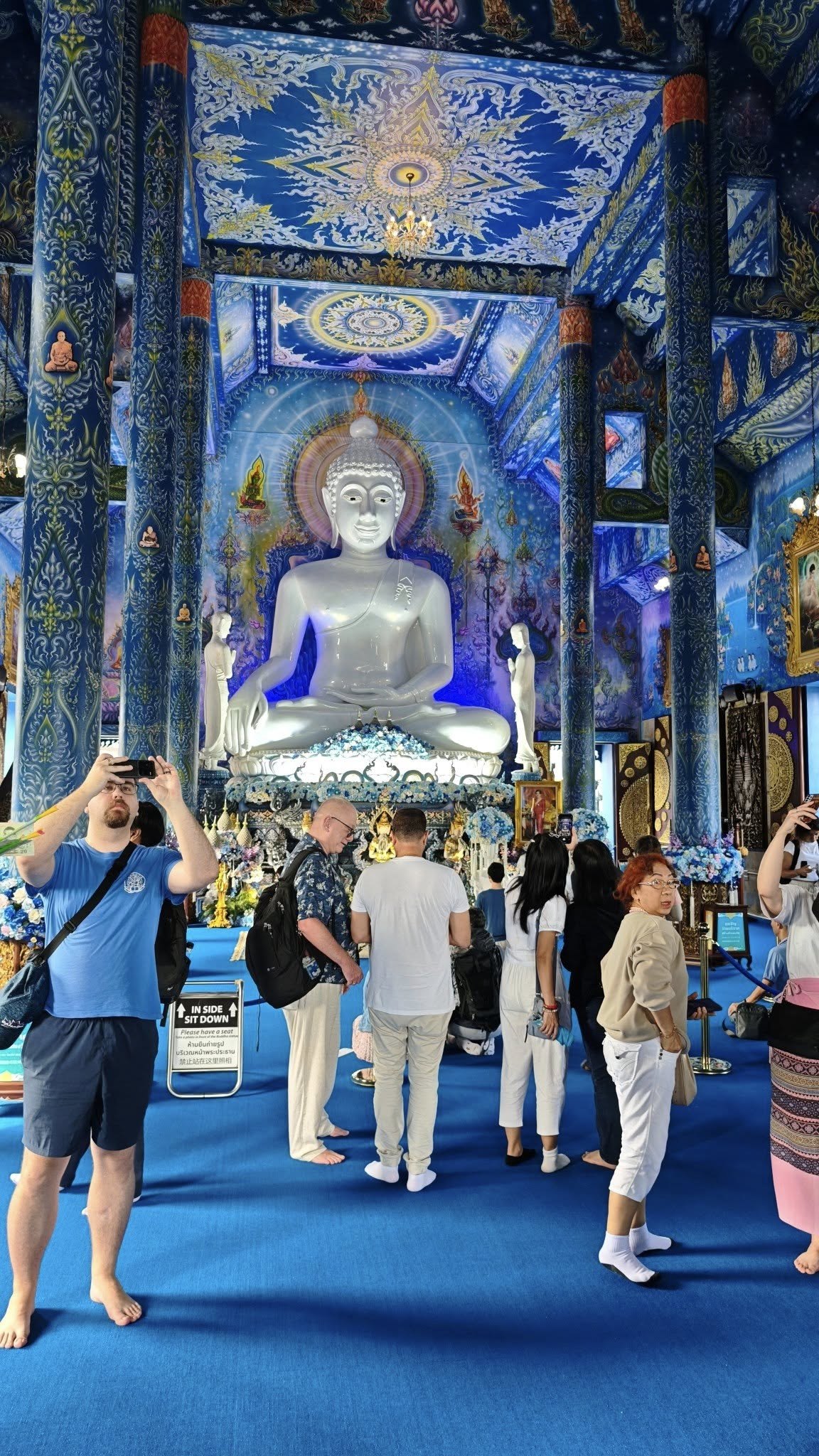 Посещение голубого храма в Чианграе
