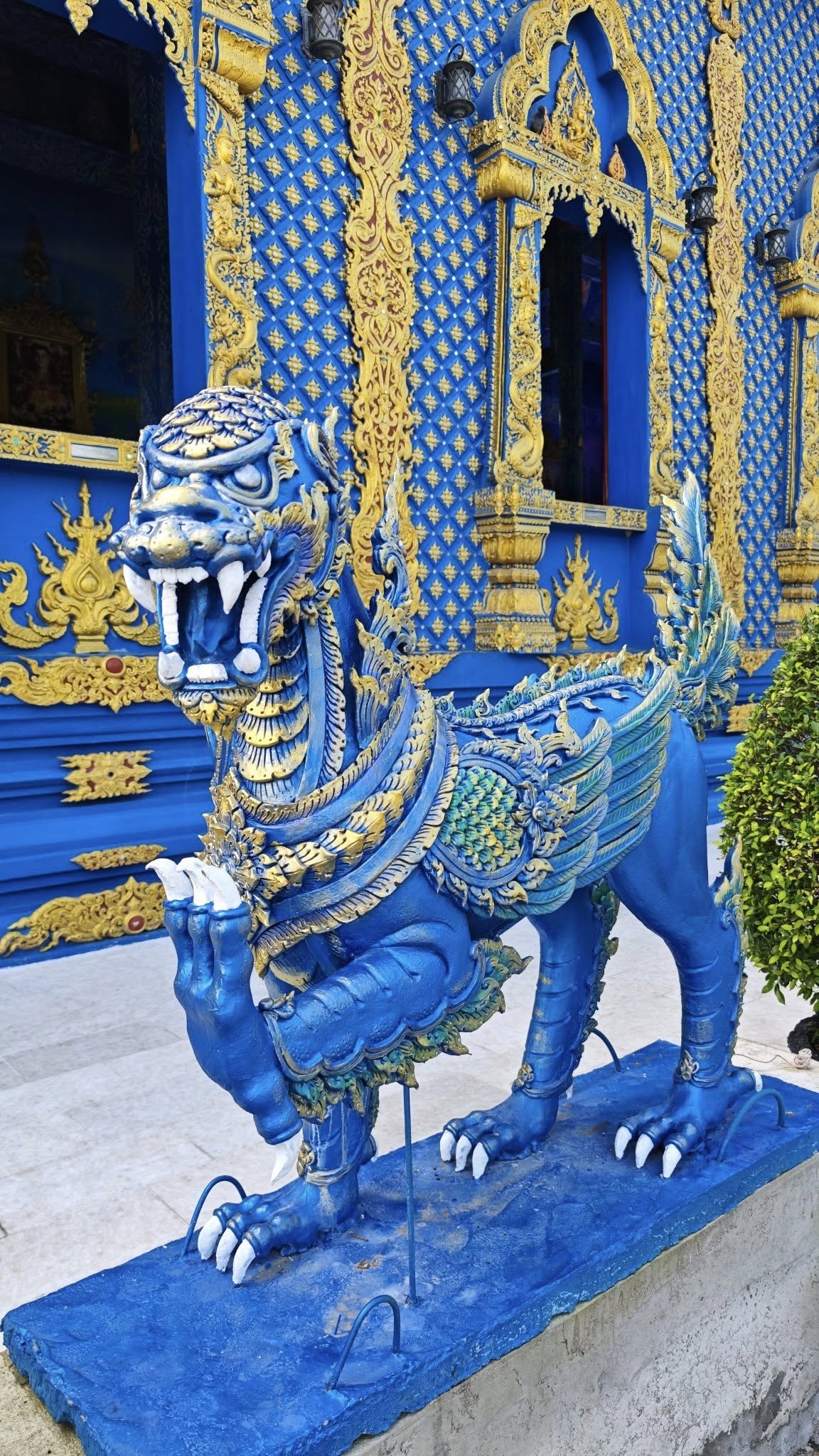 Посещение голубого храма в Чианграе