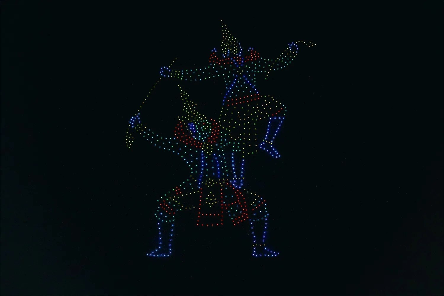 Световое шоу на реке Чаупхрая в Бангкоке