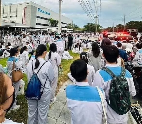 Локаут на заводе в Чонбури
