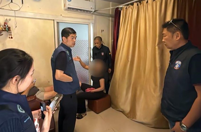 Рейд на нелегальные массажные салоны в Паттайе