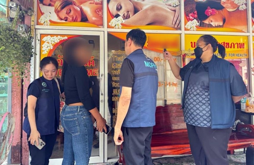Рейд на нелегальные массажные салоны в Паттайе