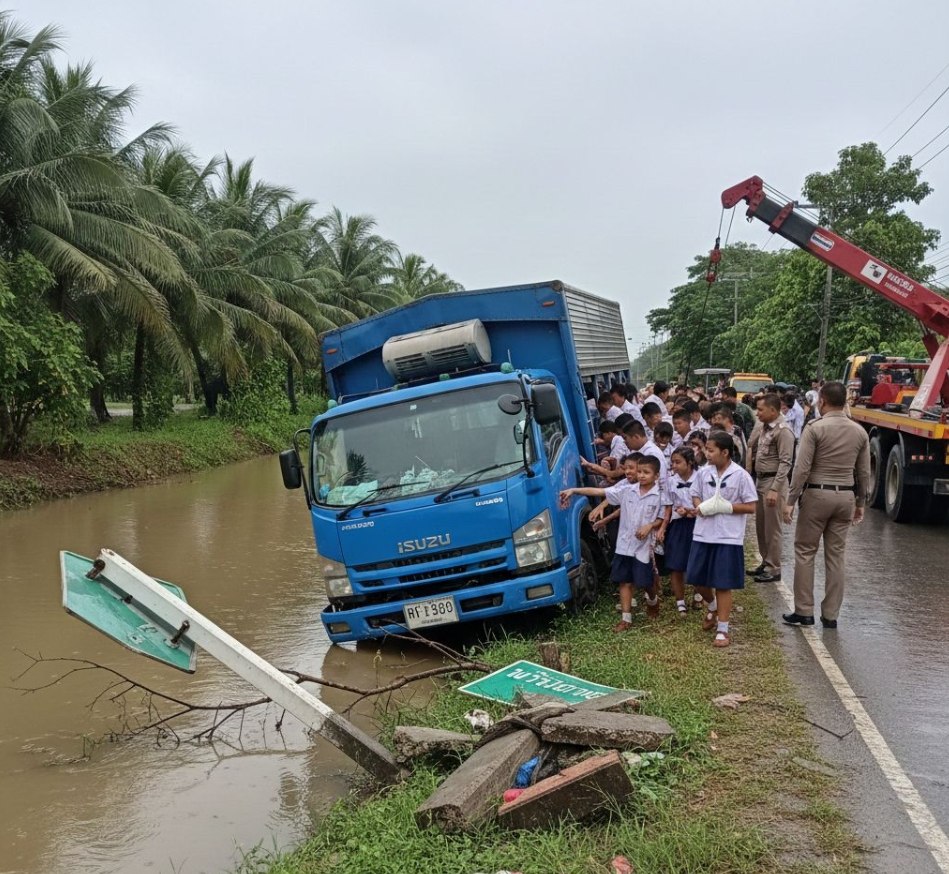 Инцидент с школьным автобусом в Таиланде