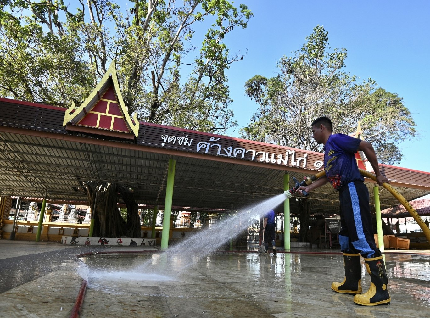 Битва за чистоту в храме Аюттхая