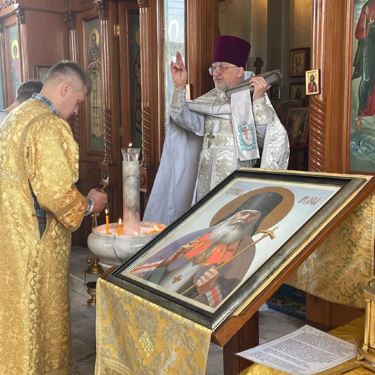 Воскресная служба в русском храме Паттайи