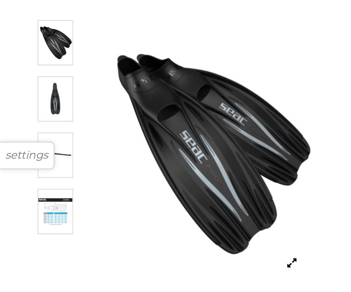 Ласты с открытой пяткой для плавания