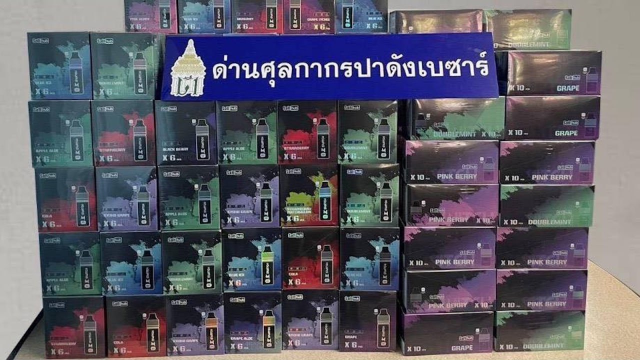 Контрабанда электронных сигарет в Таиланде