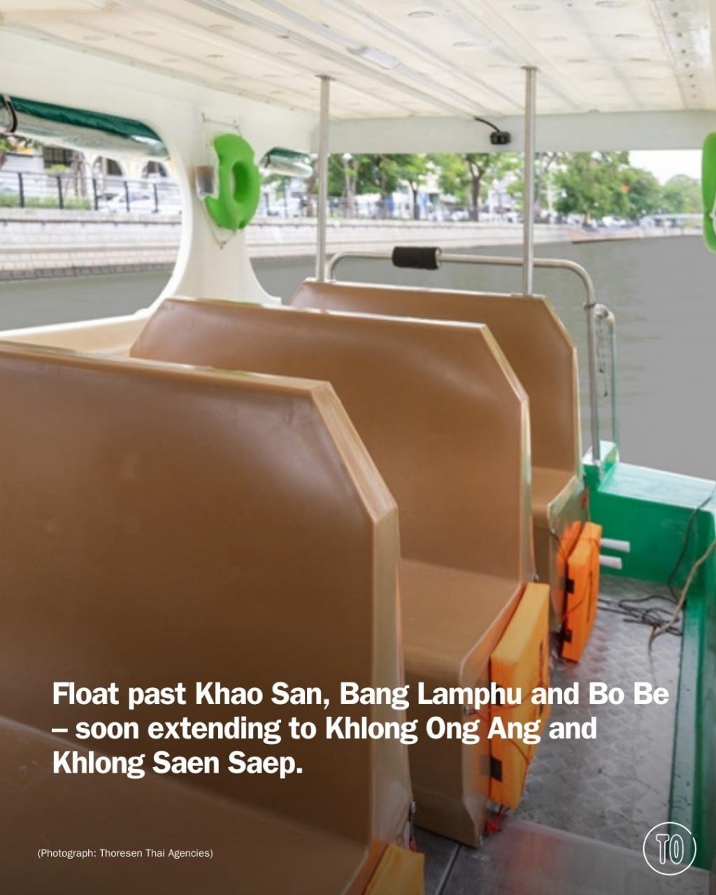 Электрические лодки-такси в Бангкоке