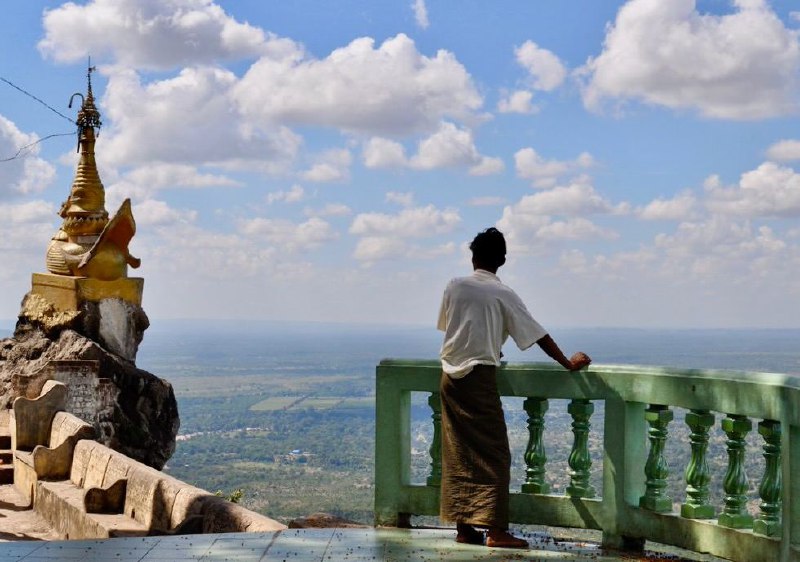 Гора Попа - потухший вулкан в Мьянме