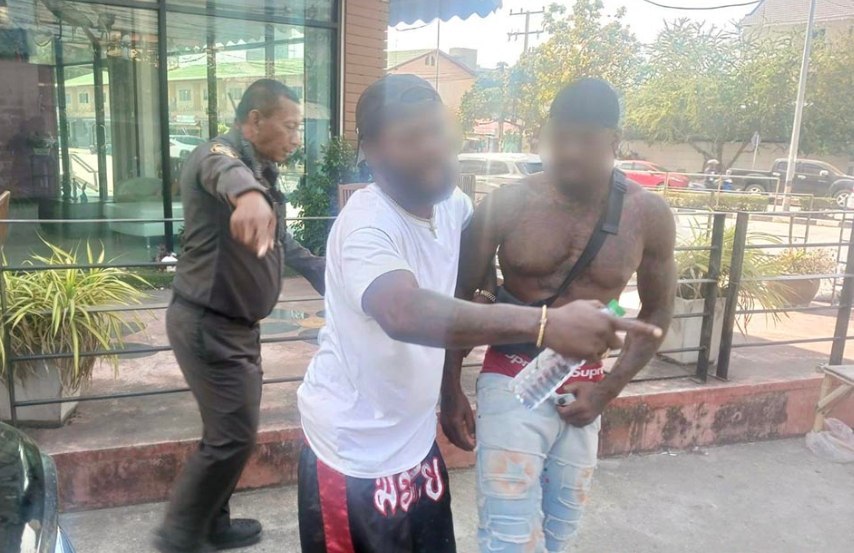 Помощь пьяному туристу в Паттайе