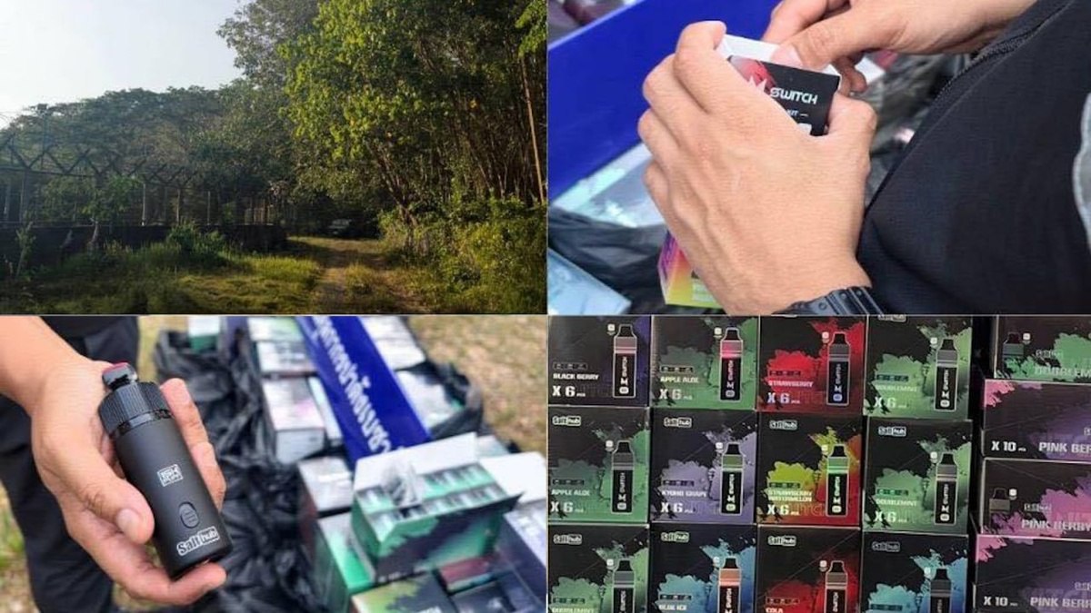 Перехват контрабанды электронных сигарет