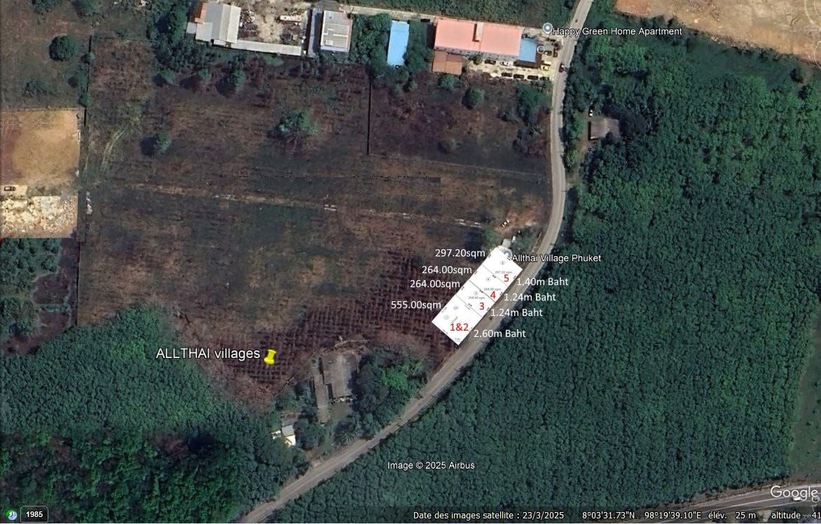 Продажа земельных участков в Май Кхао